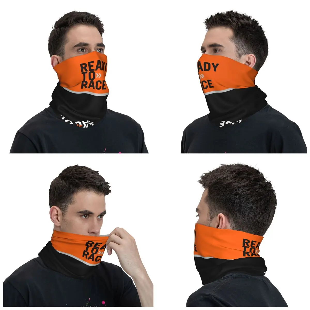 Ready To Race Bandana Neck Cover Enduro Cross Motocross Bitumen Bike Life Mask Scarf Warm Cycling Scarf Riding Unisex Adult