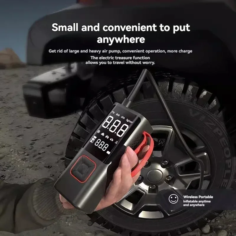 Electric Air Pump Home Car Dual-purpose Charging Wireless Car Pump Car Tire Pump