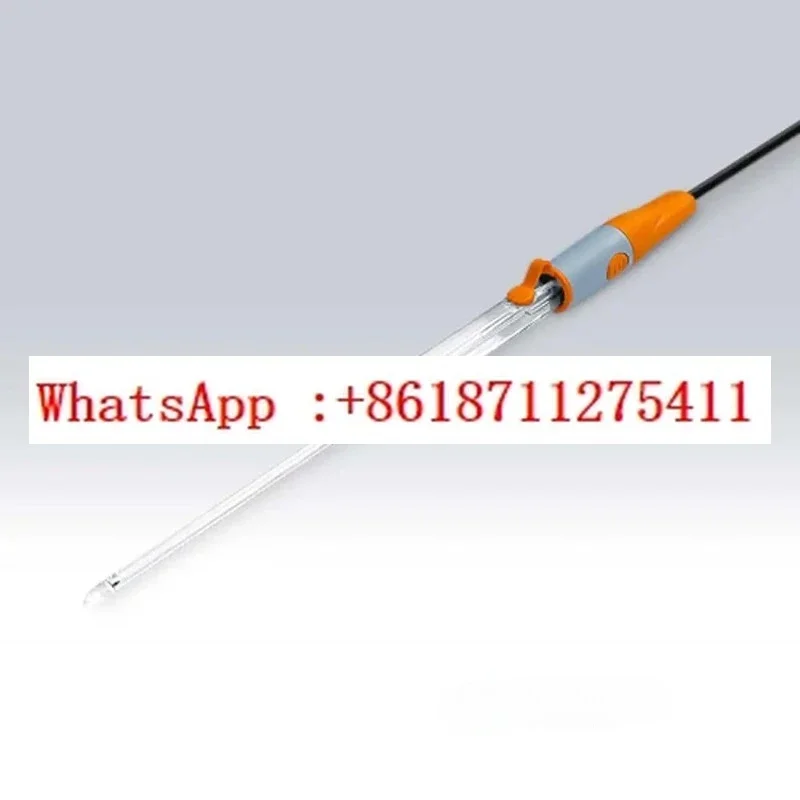 Micro pH sensor for small volume samples in nuclear magnetic resonance tubes