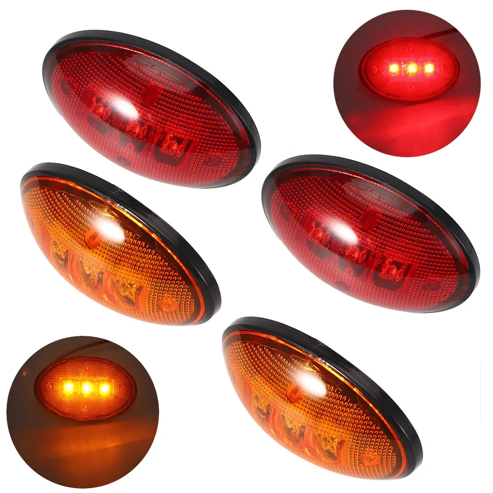 مصابيح ماركر جانبية 2.3 بوصة 12 فولت مقاومة للماء مناسبة لسلسلة F 1999& # 8209 2010 مؤشر جانبي للشاحنة