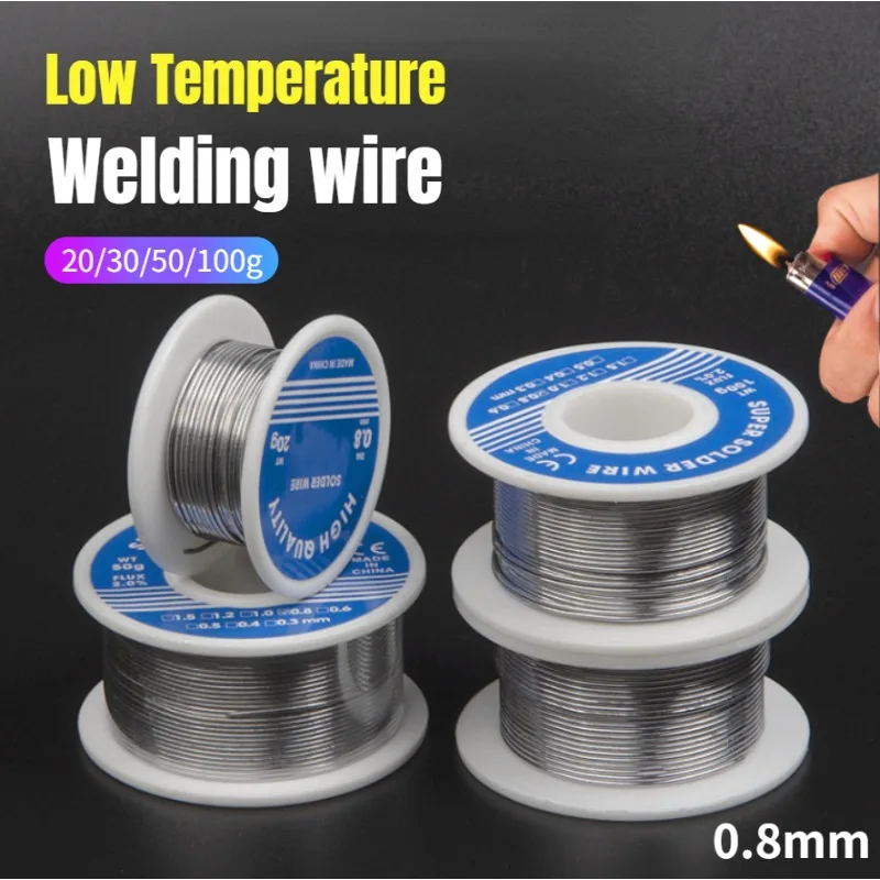 

100g Electronic Soldering Wire Solder Wires Rosin Core Tin Multipurpose Welding Flux Iron Wire Reel Diamater Home Accessories