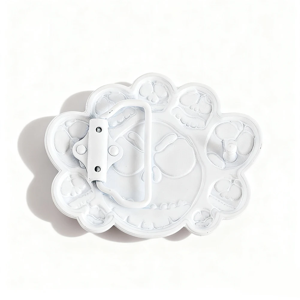 القوطية نمط الجمجمة تصميم حزام مشبك للنساء DIY حزام الملحقات فاسق الشارع الرجال الجينز مكونات المشبك