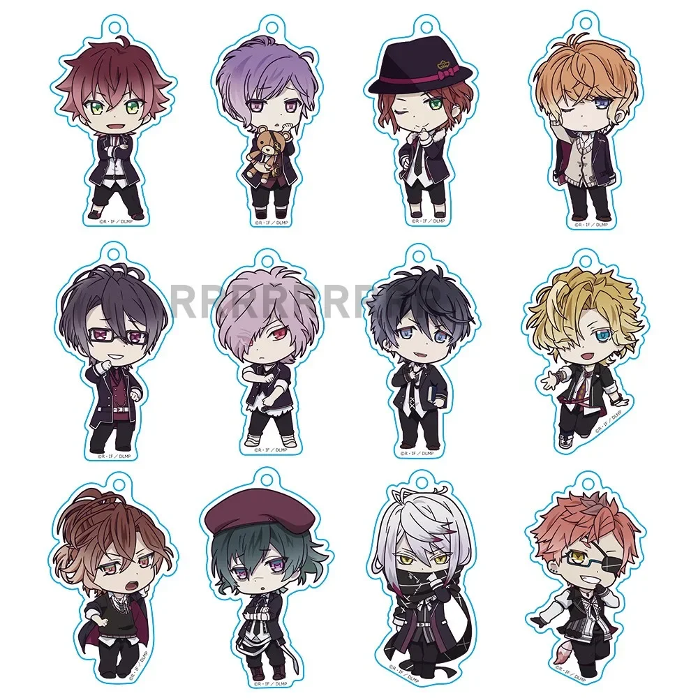 Game Komori Yui Sakamaki Ayato Kanato Raito Shu Reiji Mini Figure Acrylic Stand and Keychain Cosplay Toy for Gift