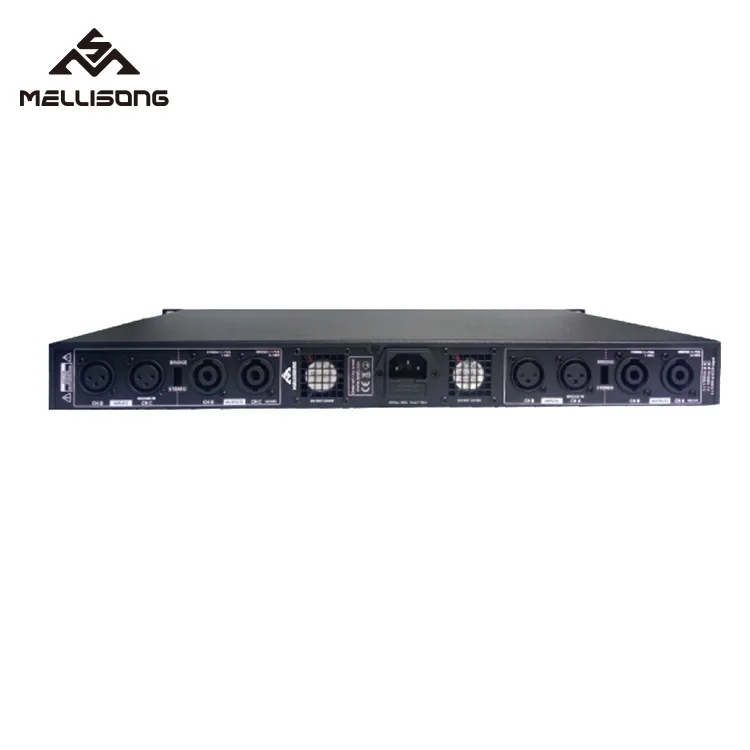 Digital 1U MA4200 subwoofer class d home power amplifier professional with CE ROHS certification