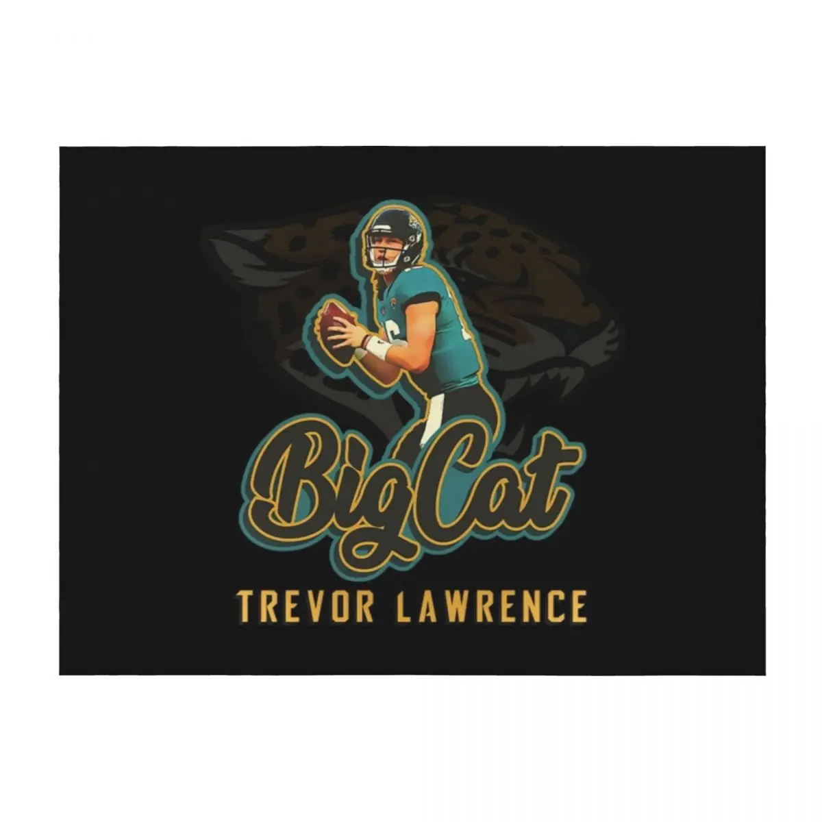Trevor Lawrence T-ShirtTrevor Lawrence_ Big Cat Throw Blanket Custom Decorative Throw For Baby Blankets