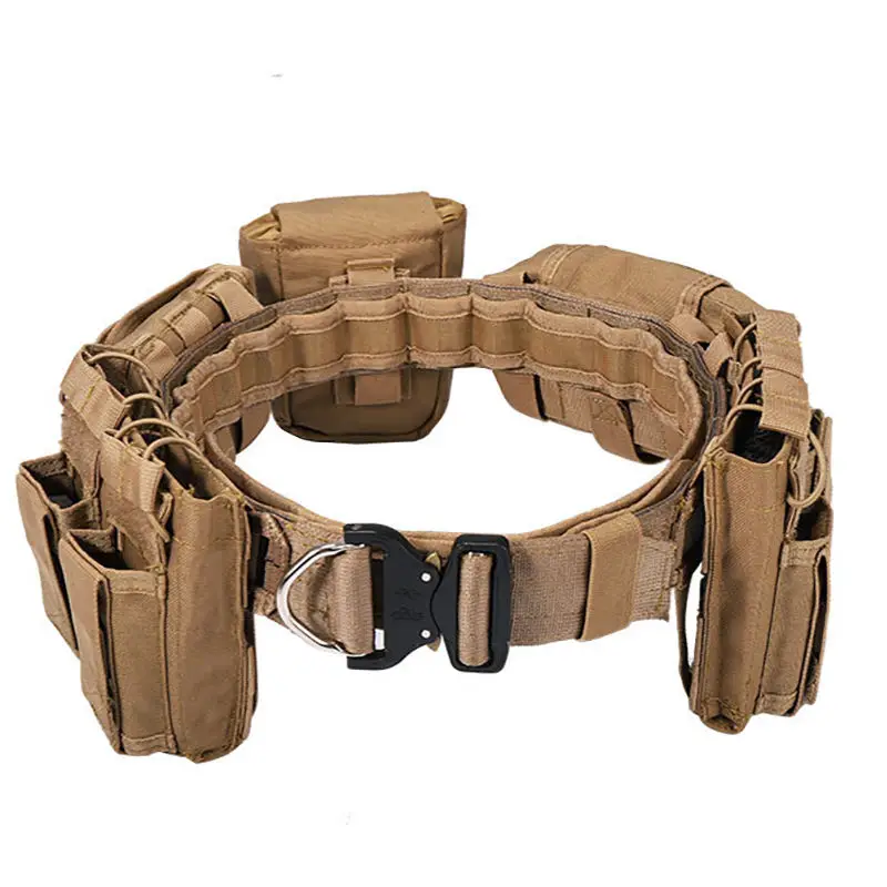 Multifunctional Six-piece Tactical Waist Seal Bag Outdoor Safety Protection Duty Equipment Belt Combat Bags Fanny Riding Pouch