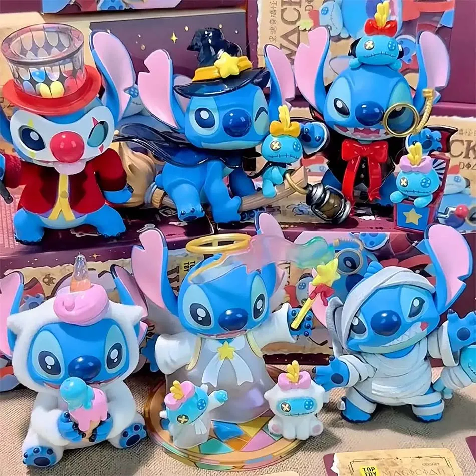 

NEW Stitch Weird Diary V2 Series Anime Figures Mystery Box Collection Reprint Statue Doll Children Custom Holiday Gift