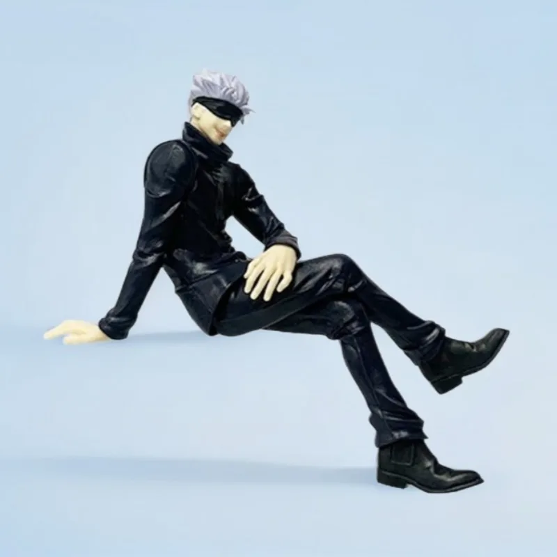 

New Anime Jujutsu Kaisen Figure Sitting Satoru Gojo Figure Collection Model PVC Action Figures Anime Decoration Toys Gifts