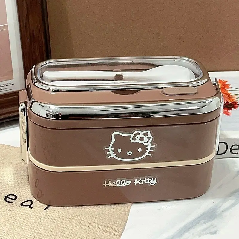 Sanrio Hello Kitty cartoon schattige chocolade bento box creatief zoet voor studenten thuiskantoor draagbare lunchbox fruitbox cadeau