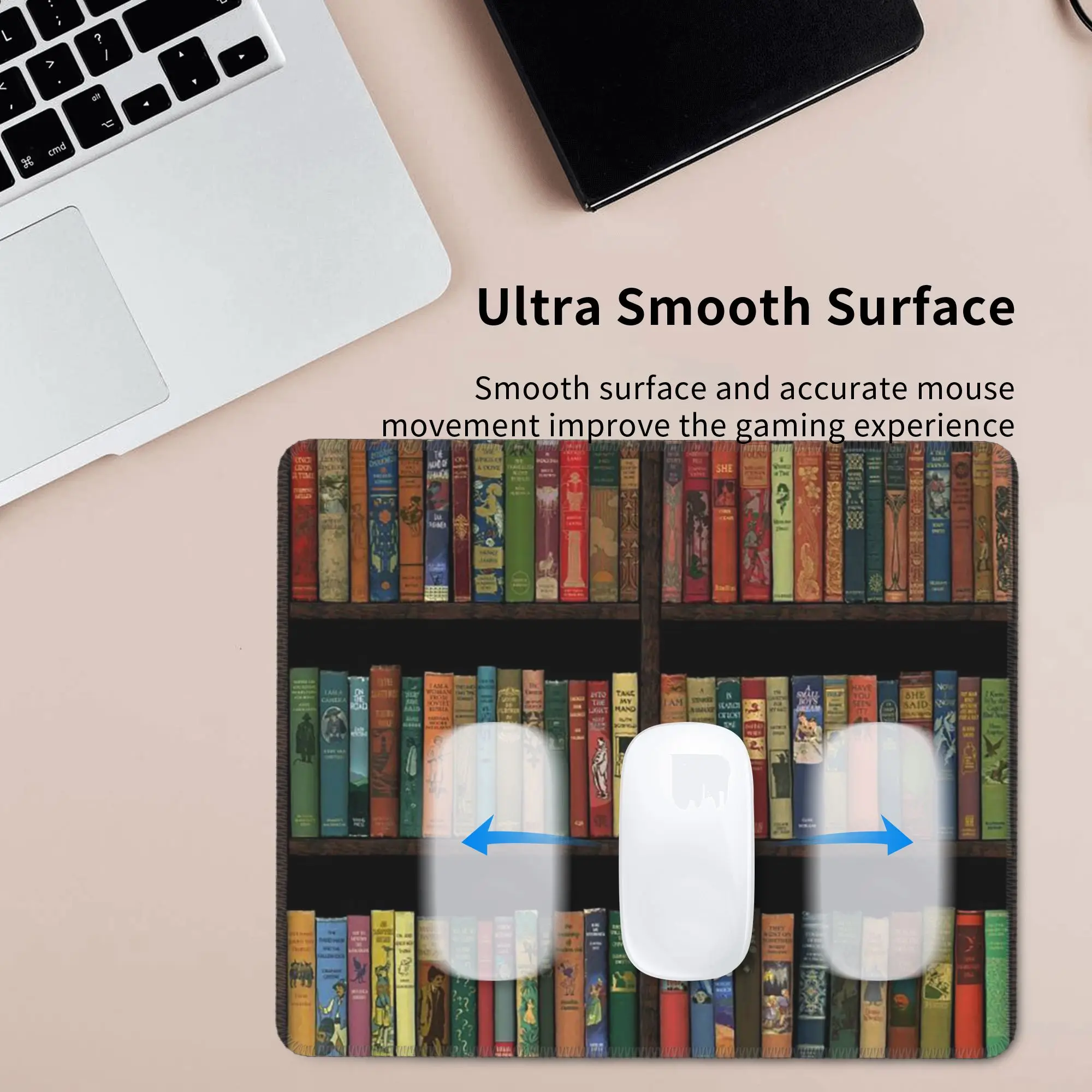 Education Library Book Mouse Pad Computer Keyboard Mouse Mat Gaming PC Laptop Desk Mat Office Accessories Table Mats