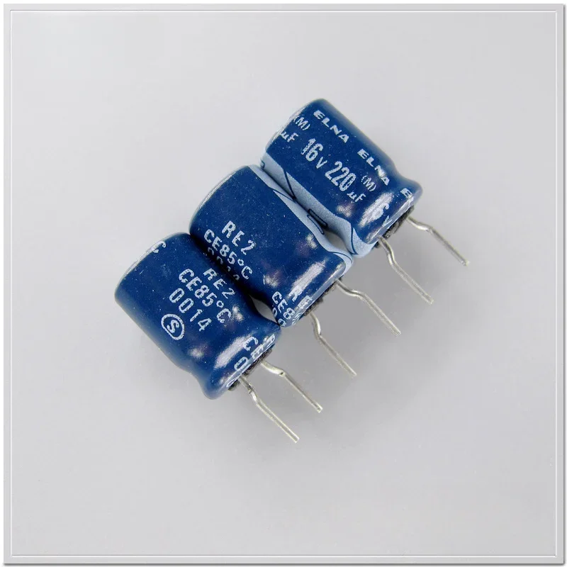 

10PCS/100PCS ELNA RE2 series 16V220uF audio electrolytic capacitor 8X11.5mm short foot 85℃