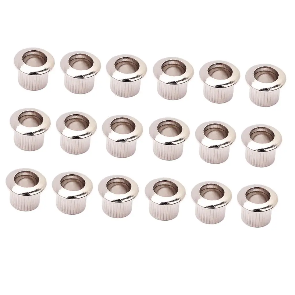 Guitar Tuner Bushings Steel Adapter Ferrules 8mm for Vintage Style Electric Guitar Machine Head Tuning Peg Repair