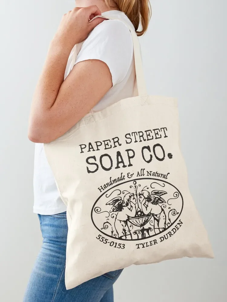 Fight Club Film - Paper Street Soap Co. Tote Bag large tote bag bags luxury women canvas bags Big bag women