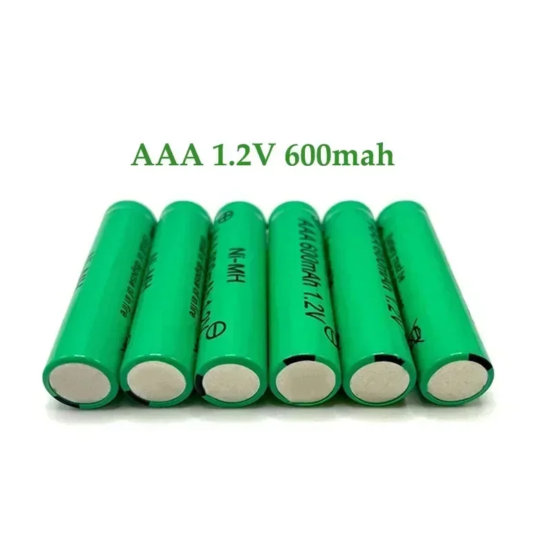 New AAA1.2V Battery 600mAh Rechargeable Ni-MH Battery 1.2 V AAA Battery Suitable for Clocks, Mice, Computers, Toys, Etc.