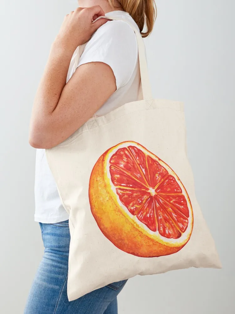 

Grapefruit Pattern - Black Tote Bag bags woman 2025 shopper bags for women shopping trolley bag Big bag