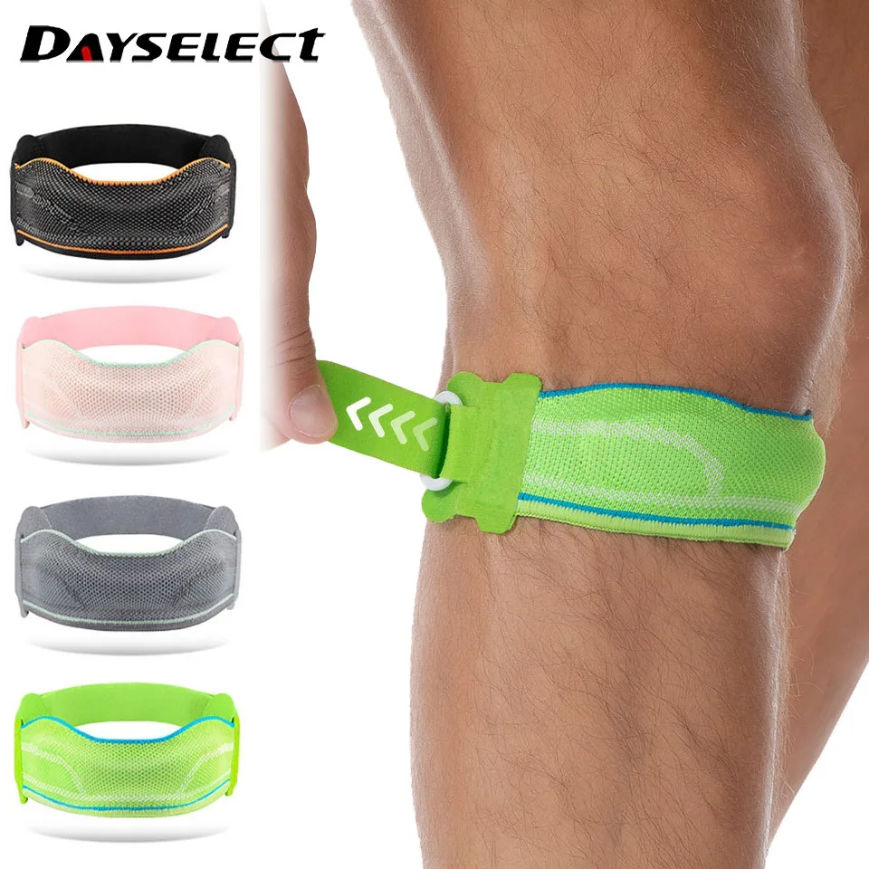 

1Pcs Sports Patellar Band Silicone Shock-absorbing Knee Pads Knee Joint Compression Running Cycling Mountain Climbing Men Women