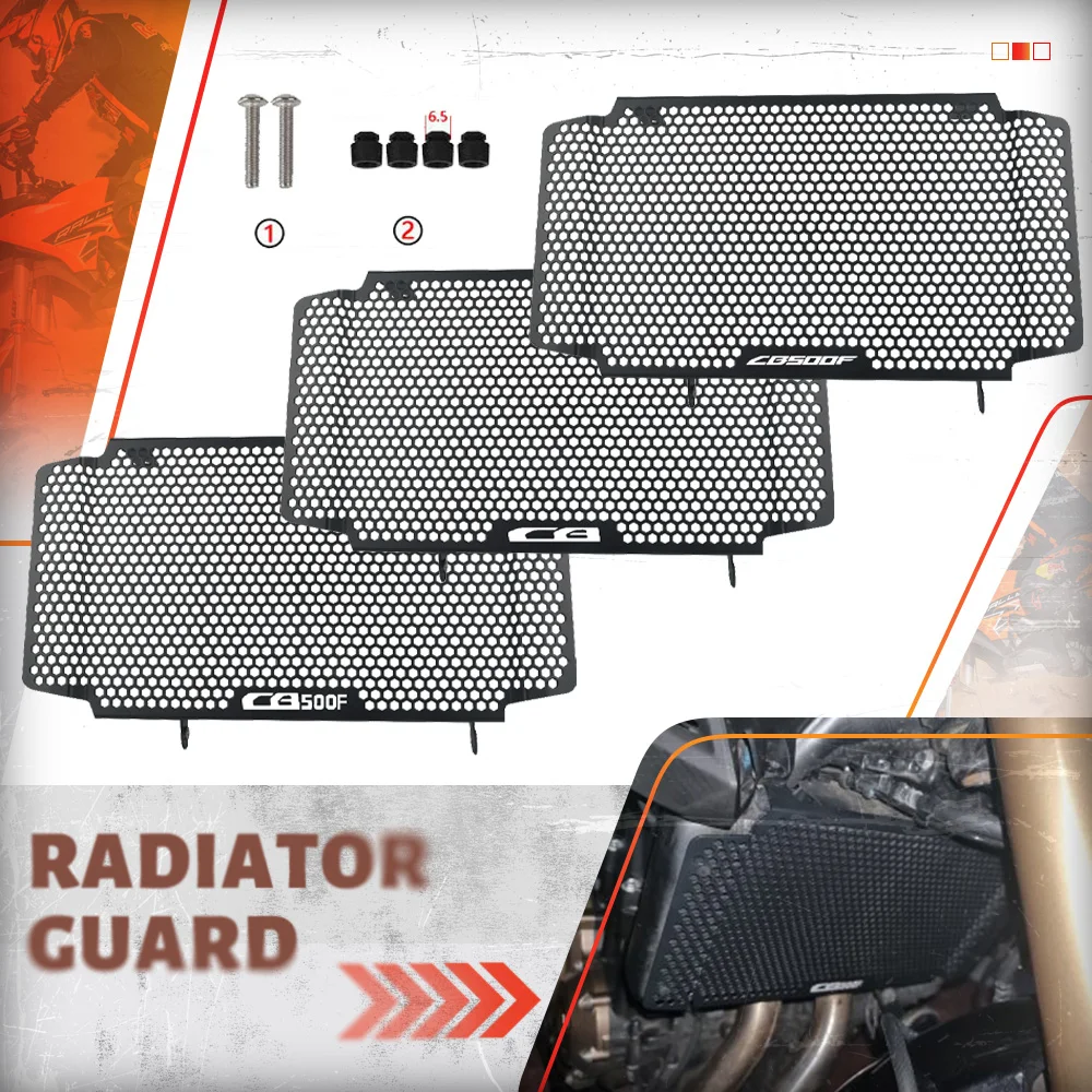 

For Honda CB 500F 500 F CB500 F CB500F Motorcycle Radiator Grille Guard Cover Accessories 2013-2021 2022 2023 2024 2025 2026