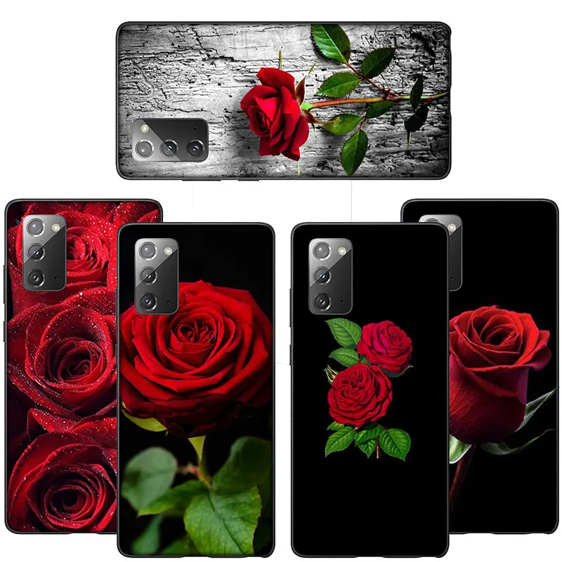 FL69 Flower Pink roses NEW Phone Case for Huawei Nova 5T 4E 3i 3 2 2i Y6 Y6P Y7 Y9 Honor 20 20s 9X 7C Prime Lite 2019