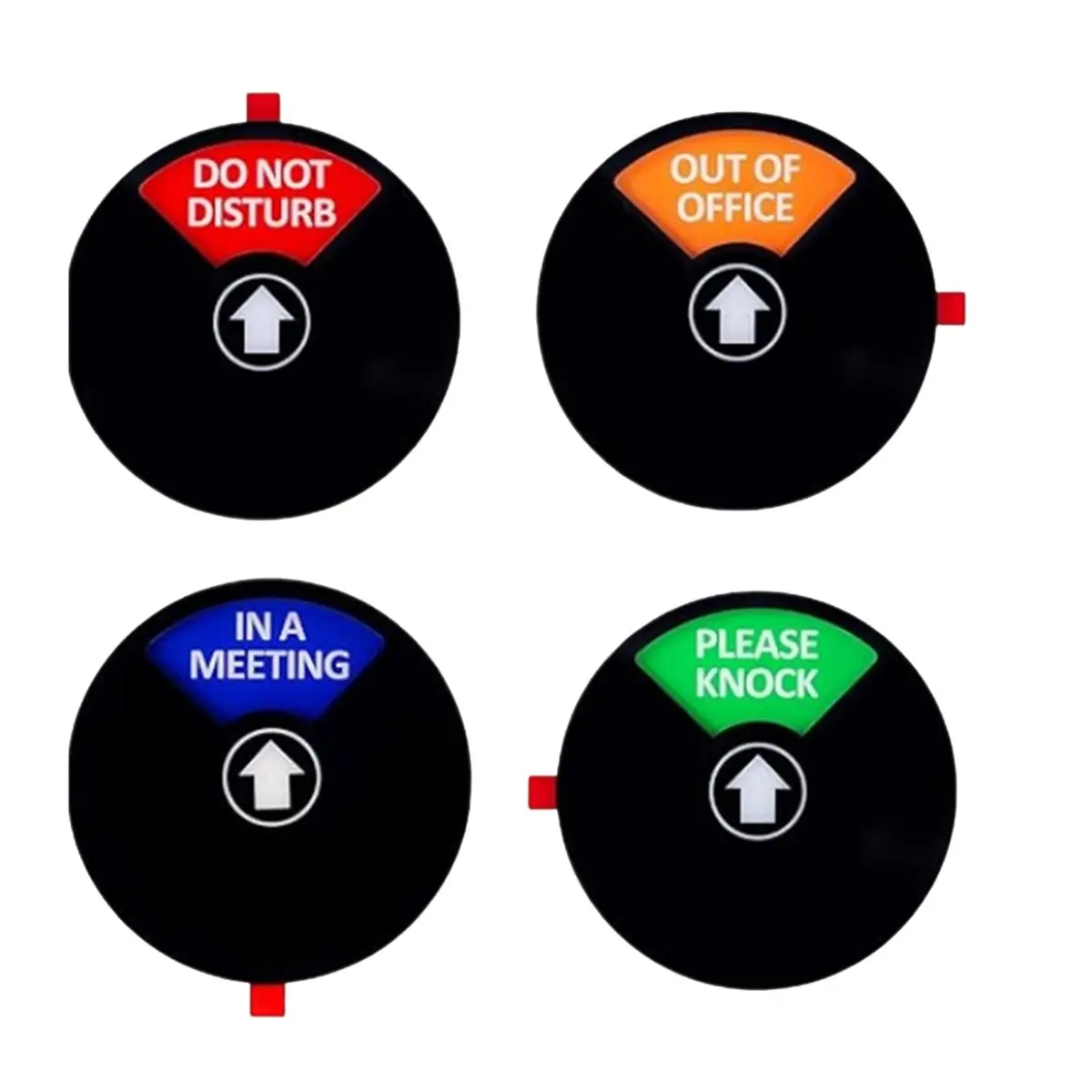 BHBL Privacy Sign for Door, Do Not Disturb, Out of , Please Knock, in A Meeting, Conference Sign for Offices
