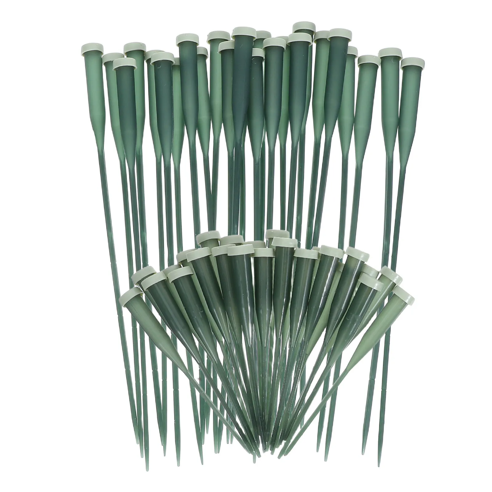 50Pcs Leakproof Flower Stem Tubes with Caps Portable Fresh Water Vials for Flower Arrangement Supplies Single Stem Water Tube