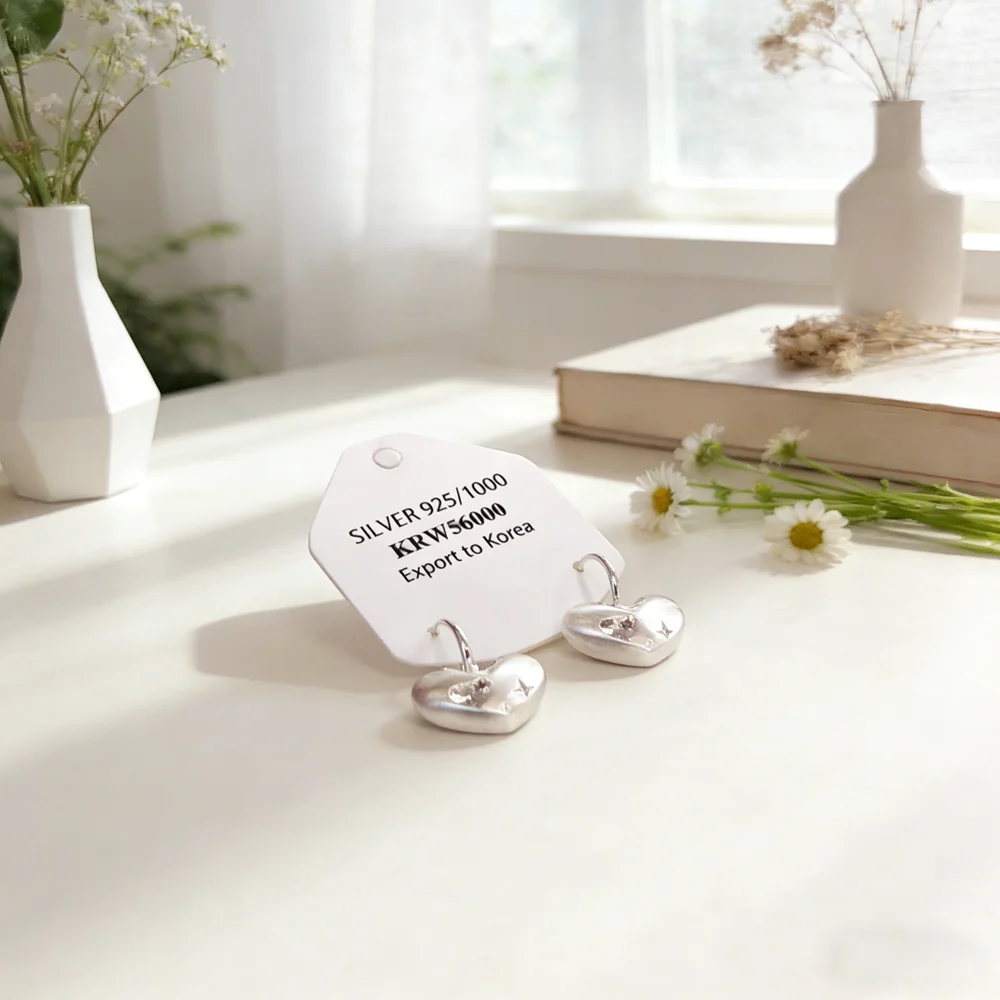 

Модные серьги-кольца из настоящего серебра 925 пробы для женщин и девушек, повседневные серьги с подвеской в форме сердца, изысканные украшения.