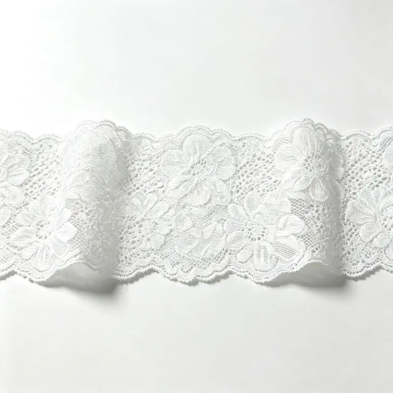 Süßes, hohles, breites Spitzen-Haarband, elastisch, bequem, modisches Haaraccessoire für Hochzeitsgäste – Detail 13