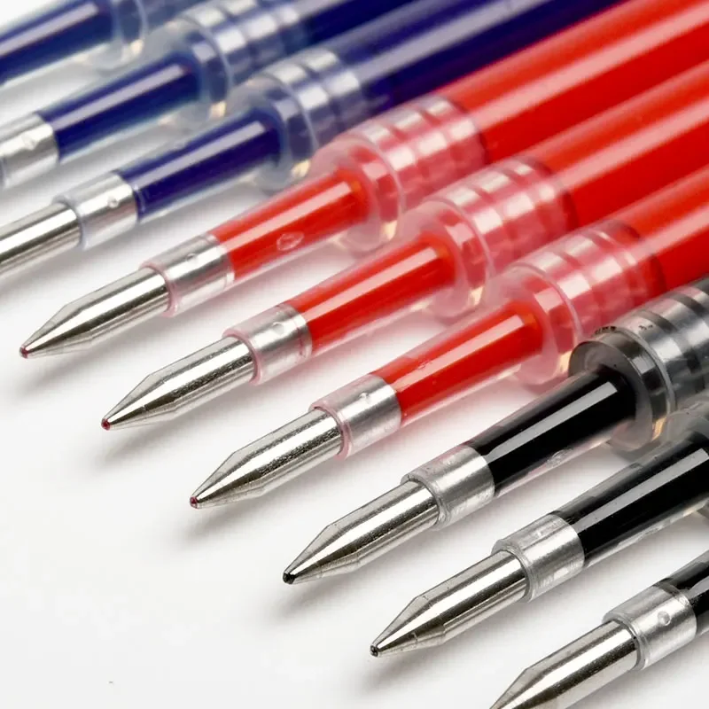 10 Colors/box Assorted Color Gel Ink Refill Kaco Asian Standard Universal Gel Pens Refills 0.5mm 110mm School Office Supplies