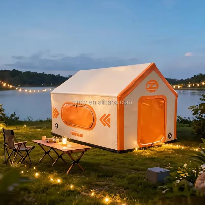 Newest Design 100% Waterproof  Inflatable Air Outdoor Camping Tent for 1-2 Persons