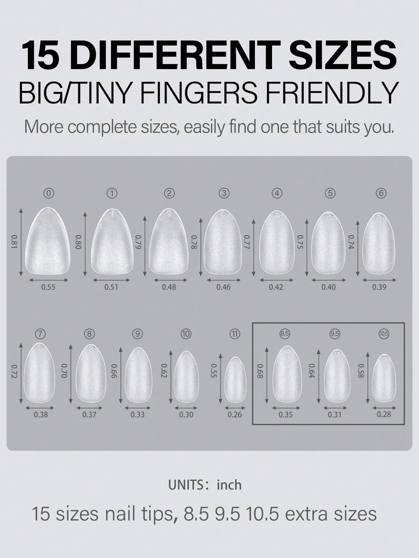 Almond Shaped Fake Nail Tips Matte Solid Colour Set Of 300pcs_voghion.com