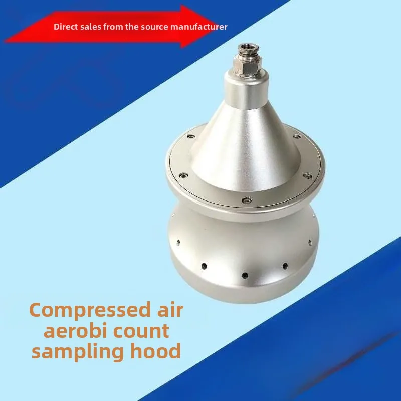 Compressed air planktonic bacteria sampler Pressurized gas diffuser