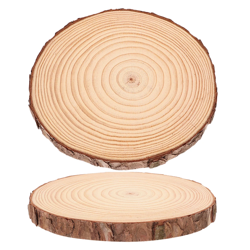 

2 Pcs Stepping Stone Garden Stones for Outdoor Wooden Landscaping Pathway Child