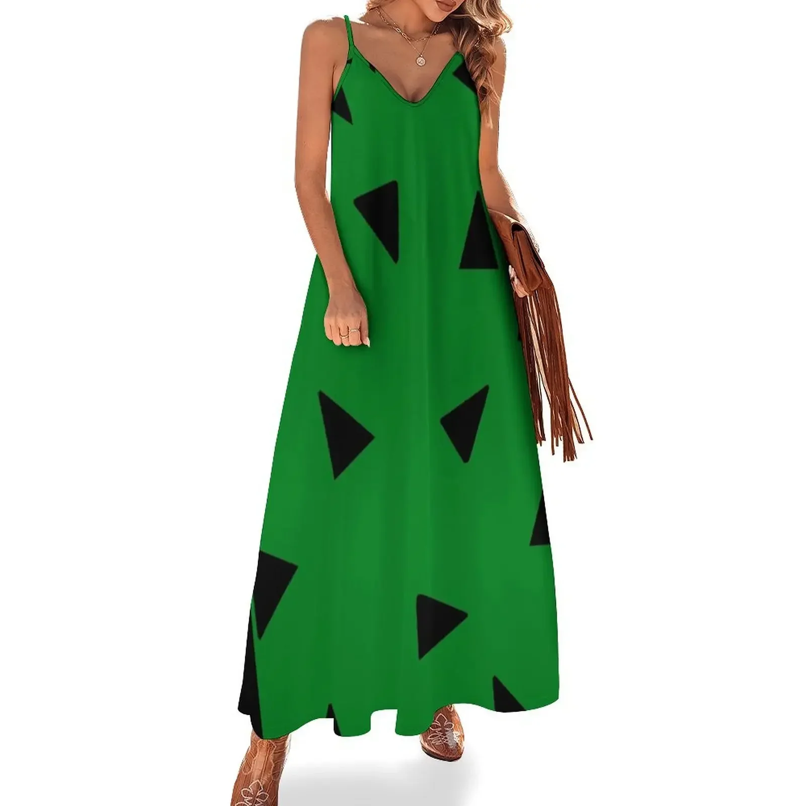 

Pebbles Flintstone Costume Sleeveless Dress Woman fashion birthday dress Dress