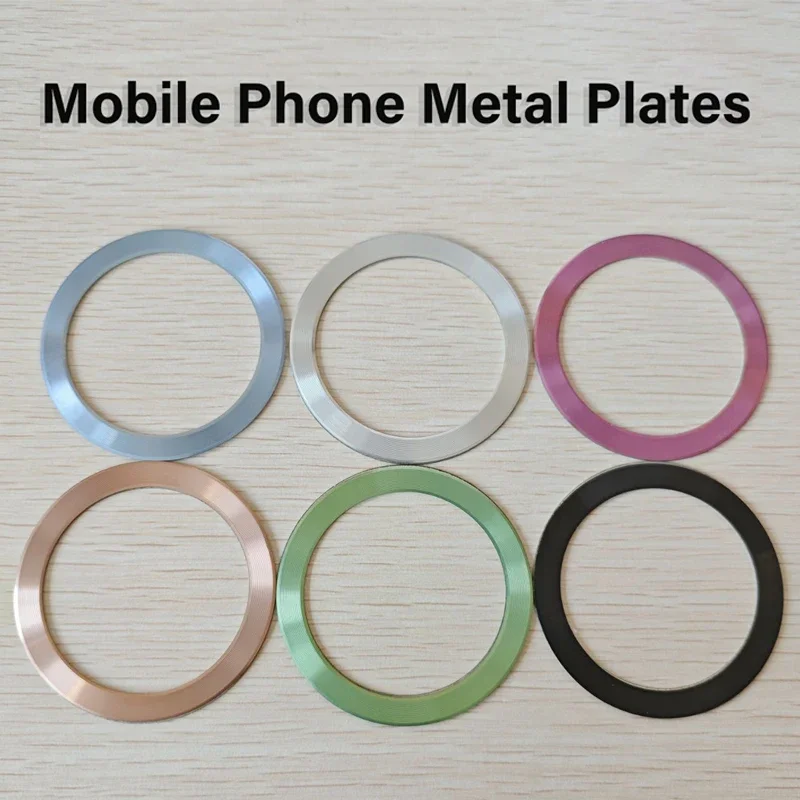 Magnetischer Metallplattenring für Magsafe kabelloses Ladegerät, Eisenblech-Aufkleber, Autotelefonhalter, Magnet-Patch für iPhone 15 13 Pro Max – Detail 1