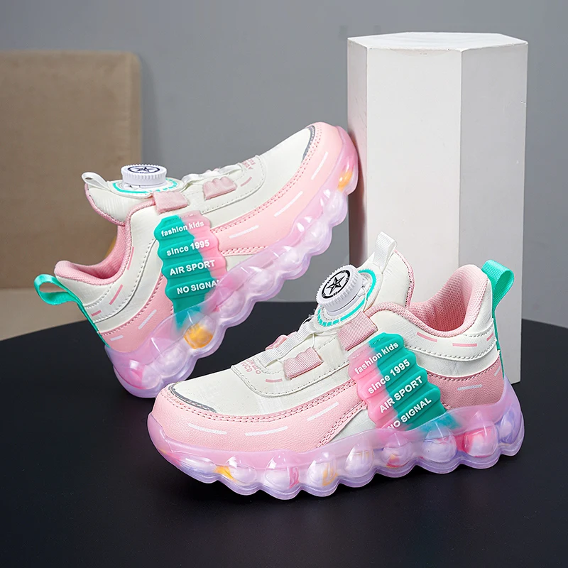 Neue rutschfeste Kinder-Turnschuhe aus Leder für Mädchen im Alter von 5 bis 16 Jahren, lässige Wanderschuhe, rutschfeste Kinder-Jungen-Sport-Lauf-Sneaker – Detail 5