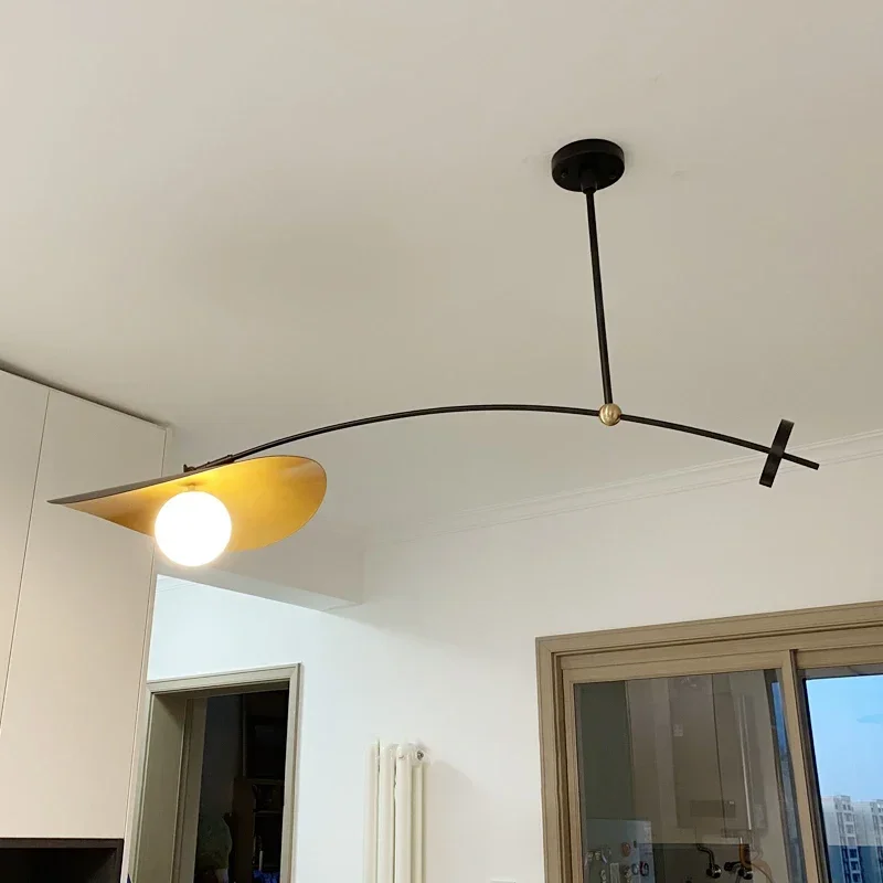 Design Mobile Long Arm Hanging Lamp Creative Lighting Industrial Chandelier Living Dining Room Kitchen Island Home Light