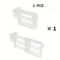 Séparateur d'espace pour réfrigérateur réglable 6/12 – Organisateur extensible pour boissons et sauces – Maximisez le stockage du réfrigérateur, organisé bien 4