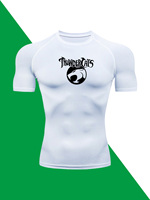 Summer Trend Running Exercise Fitness Clothing Trend Brand Niche Black Letter Shirt Fashionable Fast Breathable Comfortable