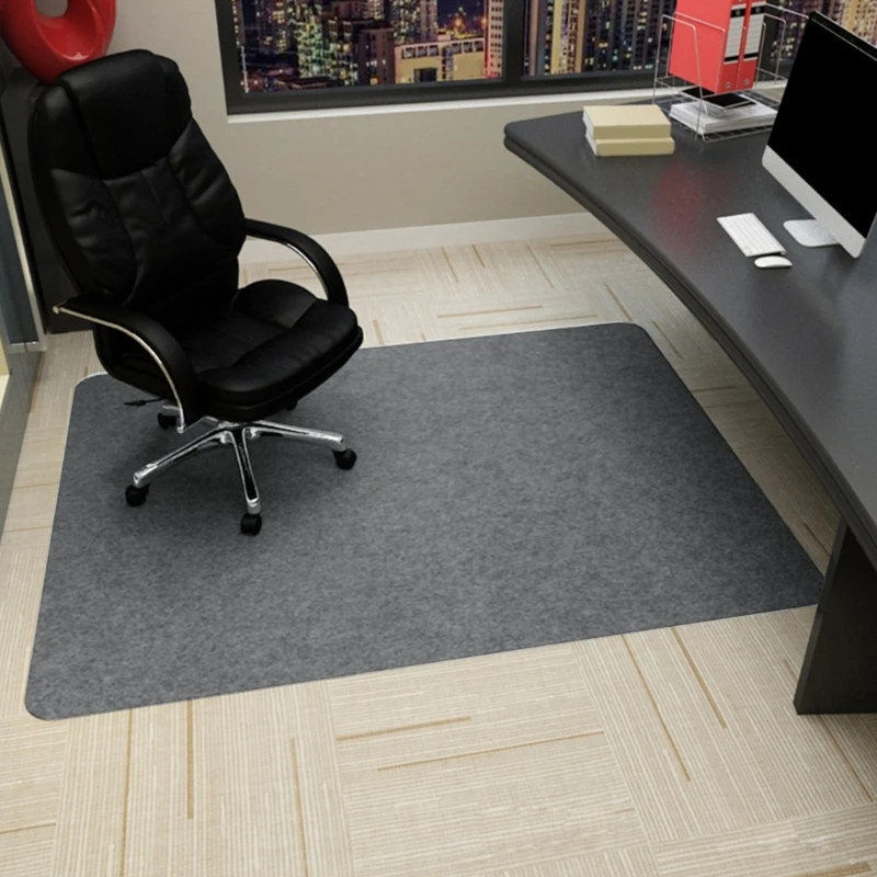 Rectangle Office Chair Mat for Hardwood Floor 35x47in Computer Rolling Chair Mat