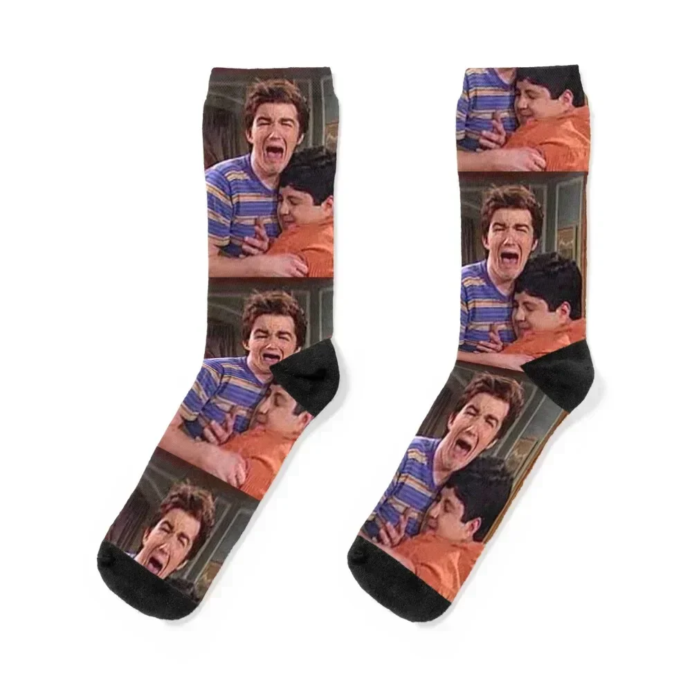 

Hug Me Brotha! - Drake and Josh Socks luxe heated fashionable funny gift Woman Socks Men's