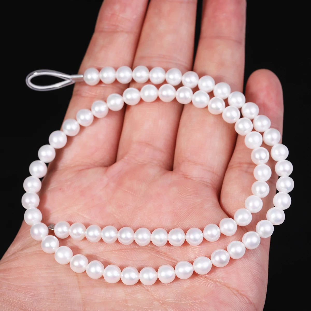 

AAAA High Quality 6mm Natural Freshwater Pearl Near Round Beads for Jewelry Making Supplies DIY Necklace Bracelet Accessories