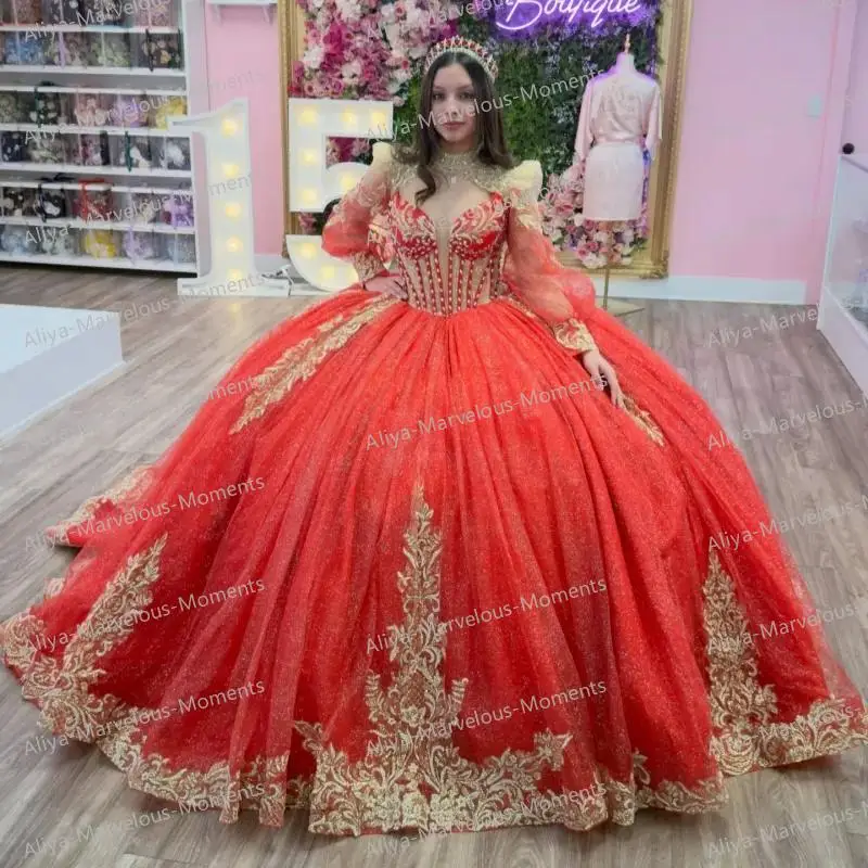 Red dress with golden lace-AliExpress Red dress with golden lace-AliExpress