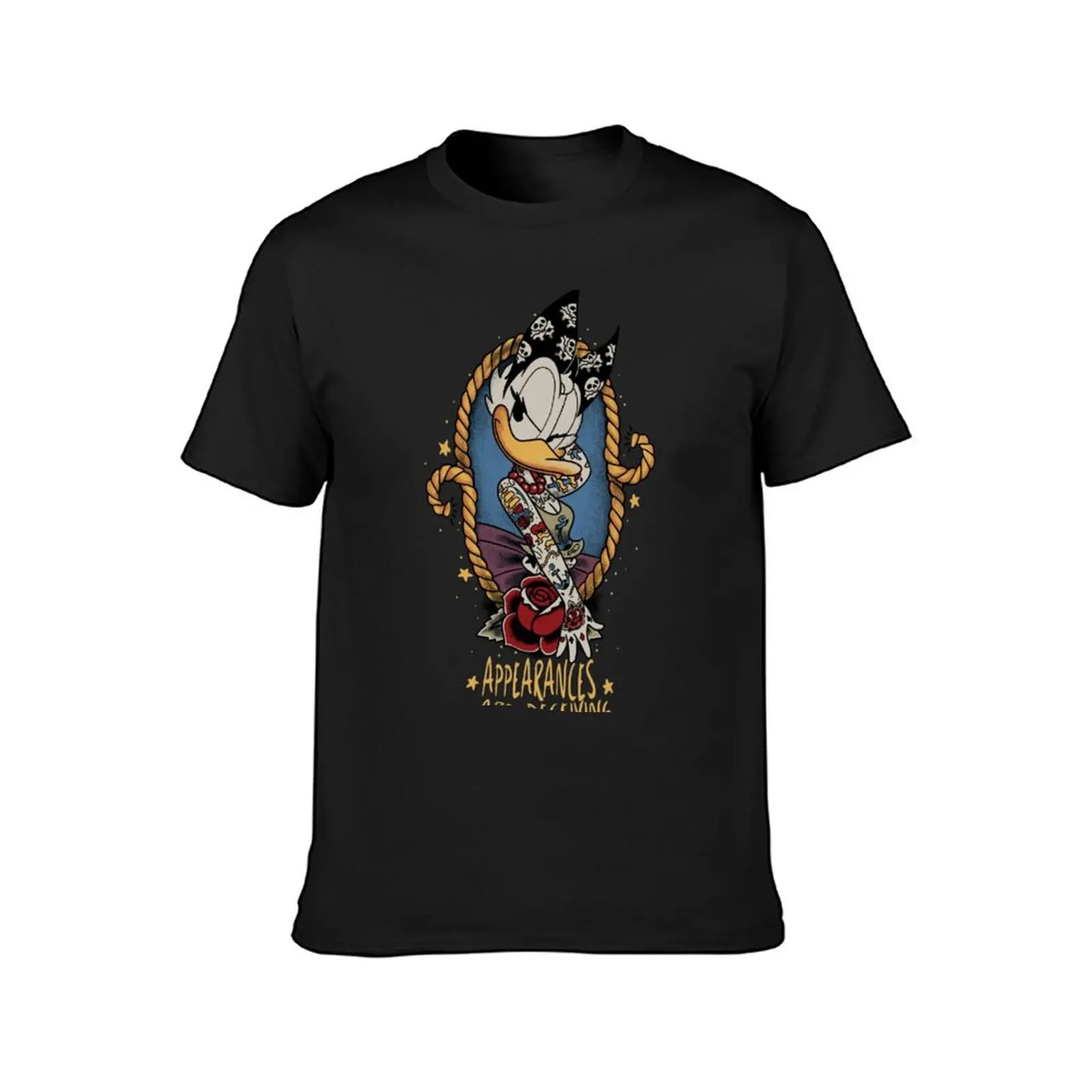 Duck Old school T-Shirt oversizeds for a boy tops anime men clothings