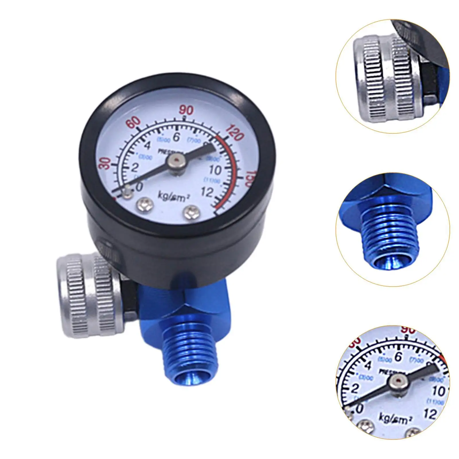 Regulador de pressão de ar G1/4 Regulador de ar Medidor de pressão Acessório pneumático