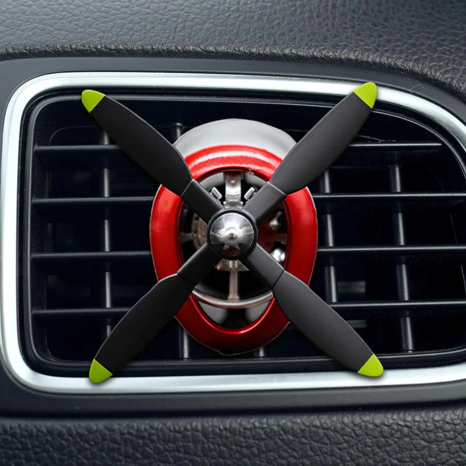 Rotating Car Vent Air Purifier Deodorizer P-47 Plane Clip Odor Neutralizer Long Lasting Scent for Truck RV Sedan Interior