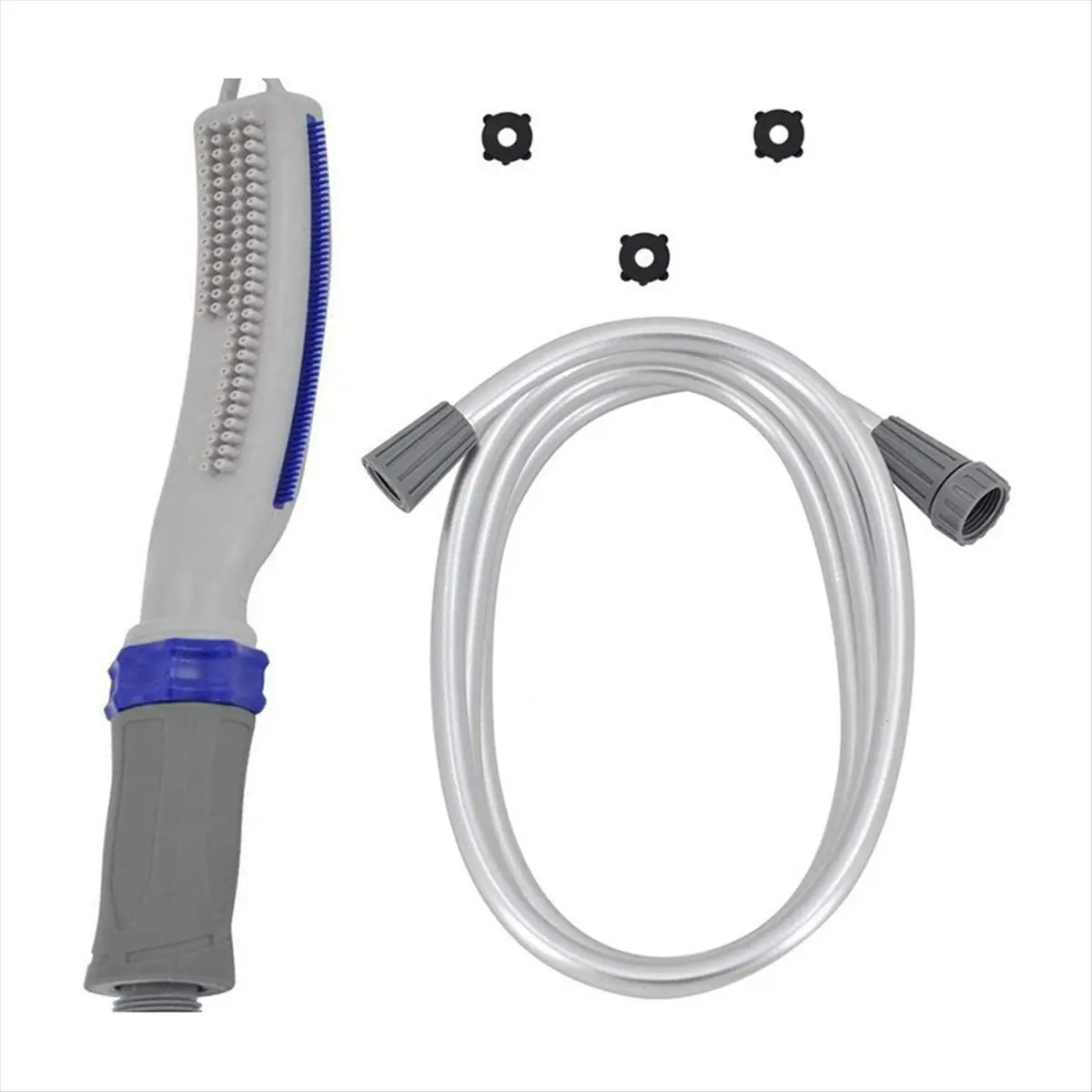 【ABFS】Dog Shower Head, Pet Shower Attachment,Pet Bathing Spraye, Indoor Outdoor Dog Washing Sprayer Includes 8 Foot Flex Hose