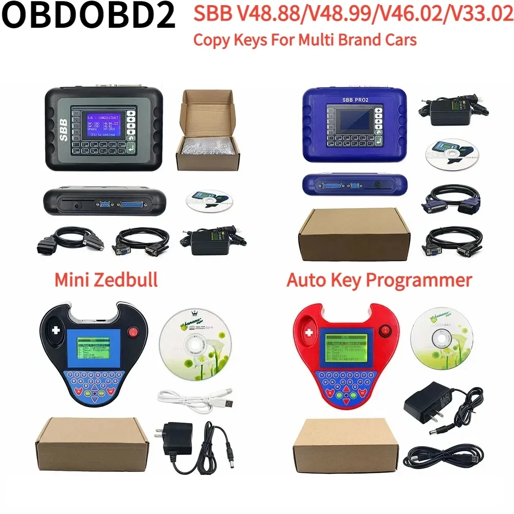 

NEW Car Key Programmer SBB Pro2 V48.88/V48.99/V46.02 /V33.02 Key Maker Super SBB2 IMMO/Odo/TPMS/EPS/BMS Key Transponder Tool