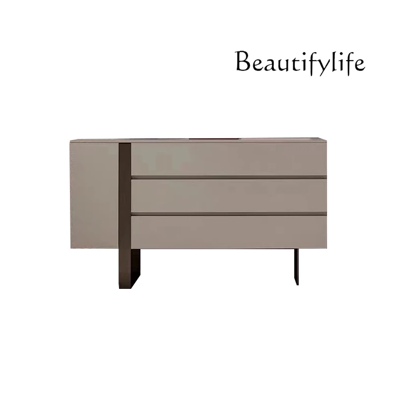 Modern Minimalist Bedroom Drawer Chest of Drawers Locker Dining Hall Light Luxury Minimalist Entrance Cabinet