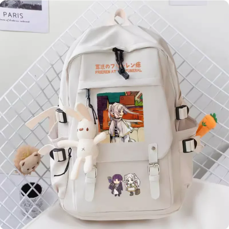 

Anime Frieren at the Funeral Schoolbag Backpack High-capacity Shoulder Bag Cosplay Student Teenage Gift B665