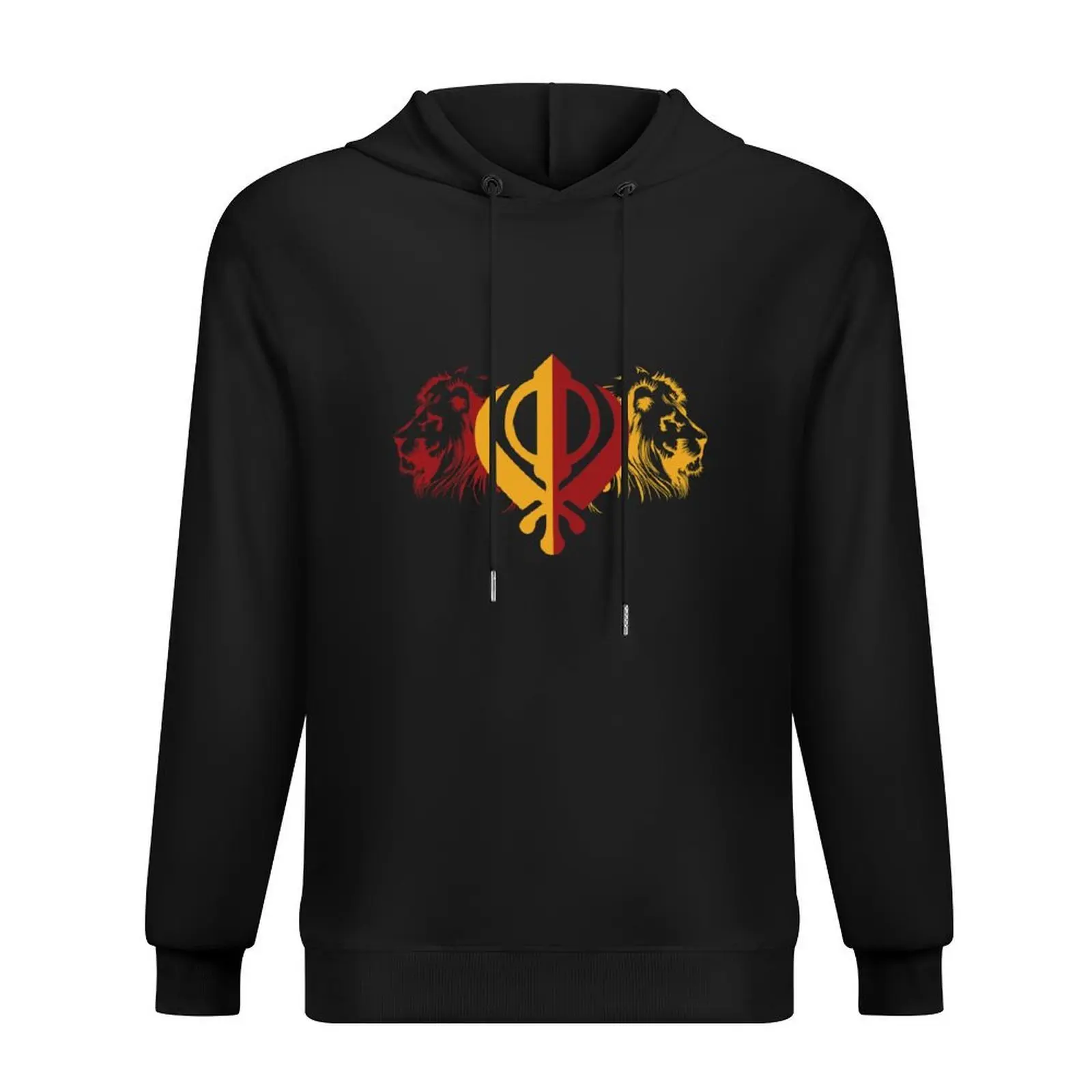 

Sikh Khanda Lion for all Sikhs Hoodie japanese style men's winter sweater korean clothes blouse hoodie oversize