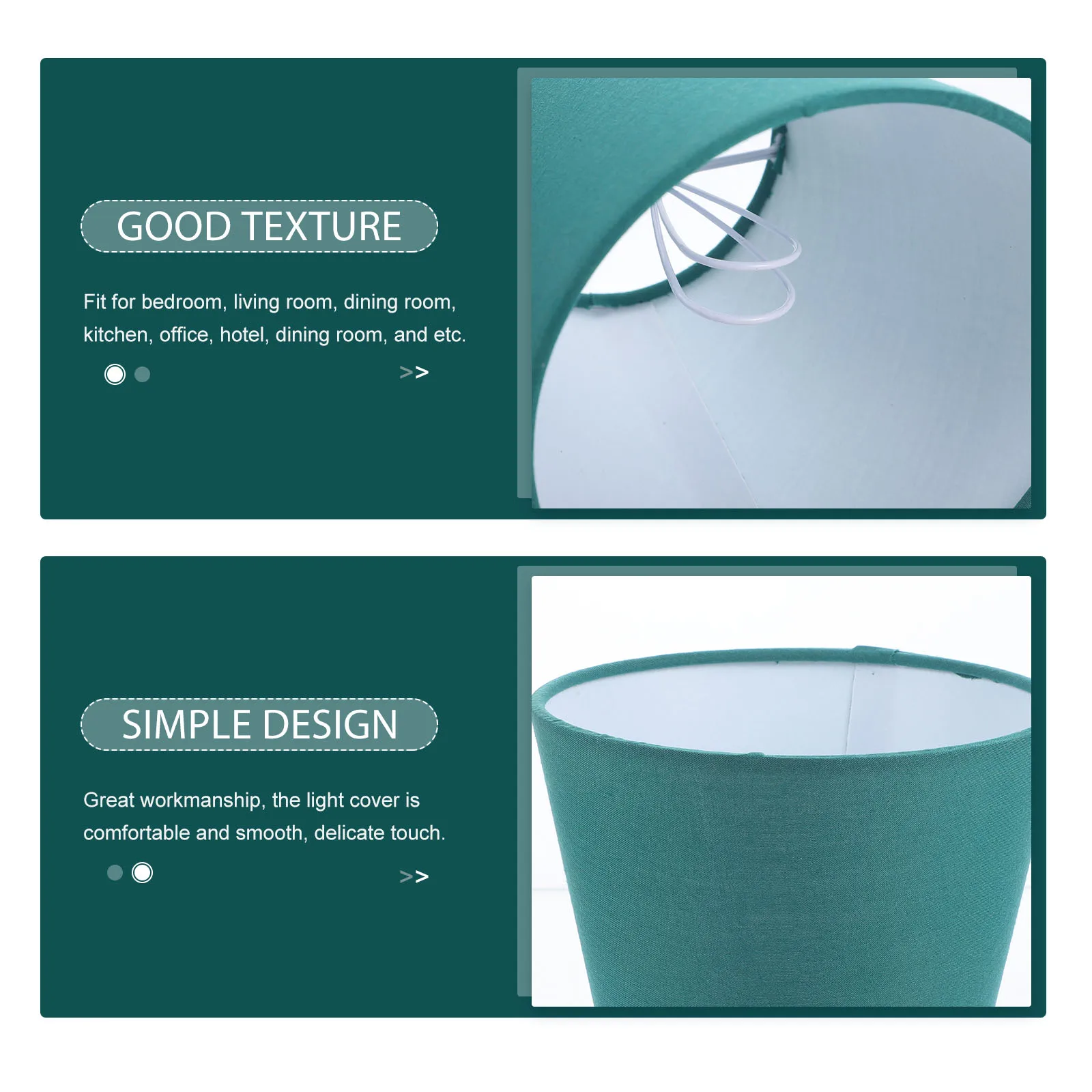 

Cloth Lampshade Small Light Cover Decorative Replacement For Pendant Ceiling Wall Lamp E14 Durable Iron Frame Easy Install